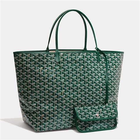 goyard side bag green|goyard tote bag price uk.